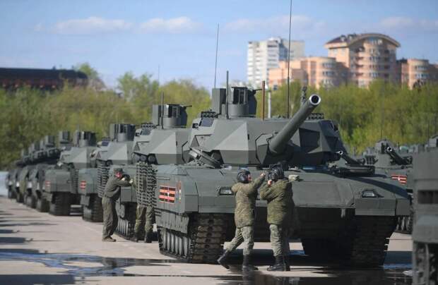 Колонна "Т-14" и "Т-15"