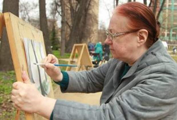 Представители музея имени Василия Тропинина проведут пленэр в День города. Фото: Наталья Нечаева, «Вечерняя Москва»
