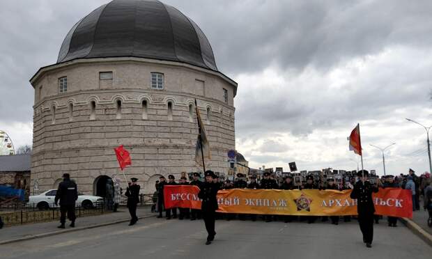 Они пройдут по Архангельску в едином строю Бессмертного полка