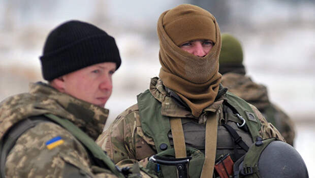 Украинские военнослужащие. Архивное фото