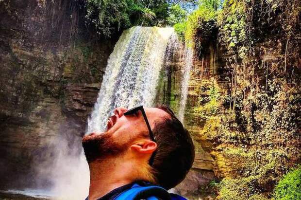 Озеро в высокогорьях провинции Южный Котабато на филиппинском острове Минданао известно своими водопадами. Озеро в высокогорьях провинции Южный Котабато на филиппинском острове Минданао известно своими водопадами.