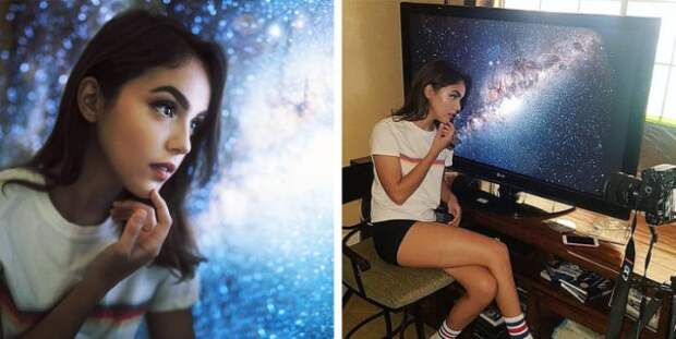 За кадром гламурных фотографий в социальных сетях (12 фото)