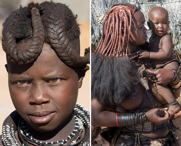Вот какие девушки из племени Химба