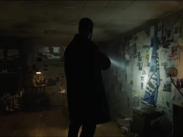 Cross investigates a scene