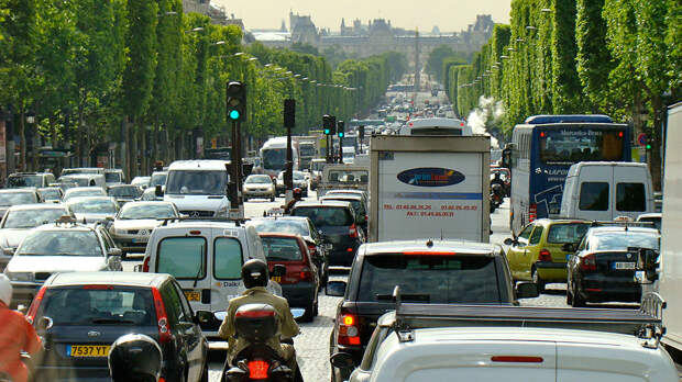 Париж трафик
