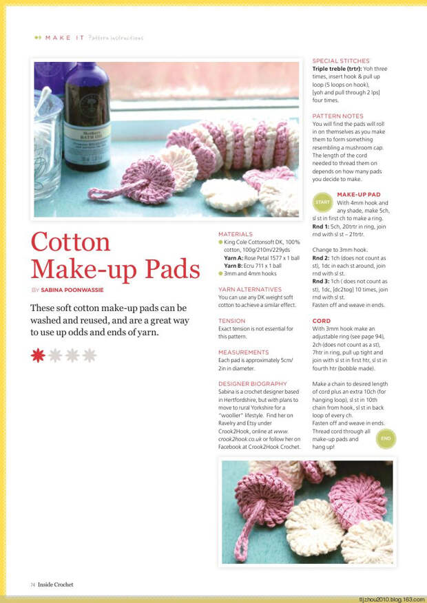 Inside Crochet №55 2014 - 紫苏 - 紫苏的博客 Inside Crochet №55 2014 - 紫苏 - 紫苏的博客