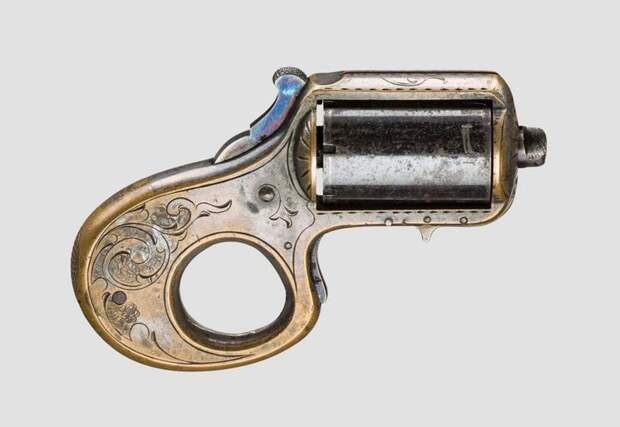 20. «Мой друг» — револьвер-кастет 22 калибра, запатентованный в 1865 году, США интересное, история, находки, уникальность