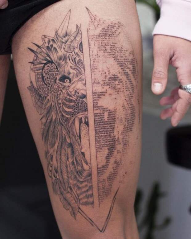 ASCII-татуировки от Андреаса Вронтиса
