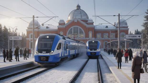 Запущено движение первых пригородных поездов из Смоленска в Оршу и Витебск