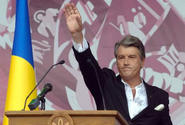 Президент Украины Виктор Ющенко на праздновании 350-летия Конотопской битвы, 2009 год