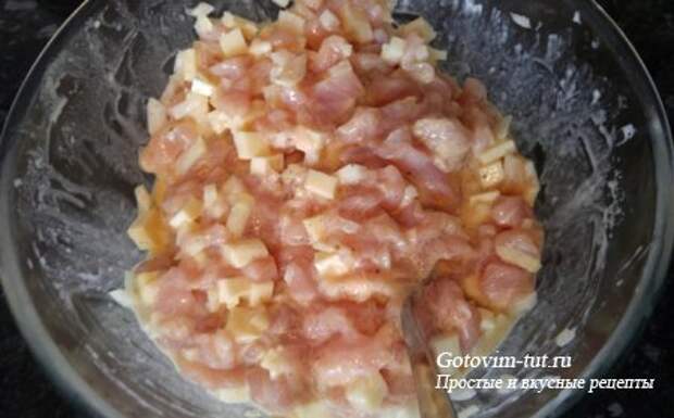 Куриные котлеты с сыром