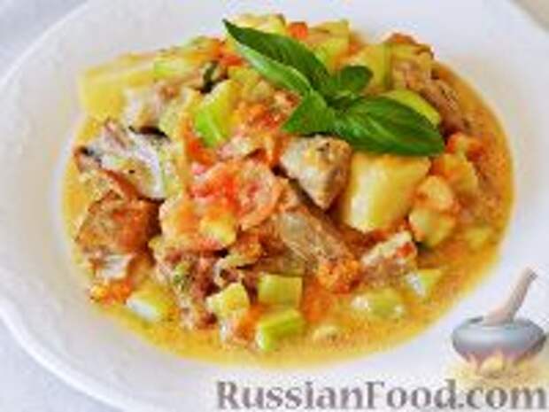 Фото к рецепту: Овощное рагу с мясом