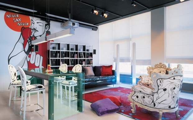 Особенности интерьера в духе поп-арт