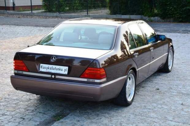 Mercedes W140 500SE 1992 Nutria с велюровым салоном