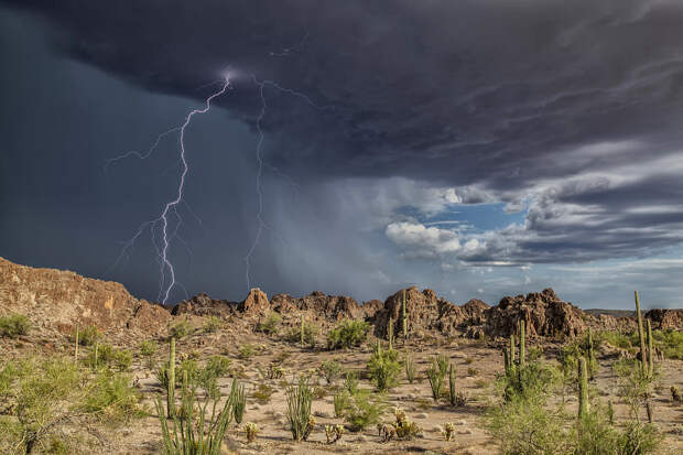 Ajo Arizona Amazing Storm!  by Roger Hill on 500px.com