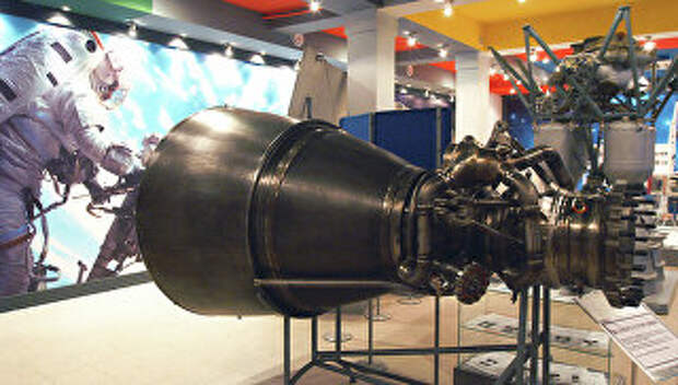 Камера сгорания ракетного двигателя РД-180. Архивное фото