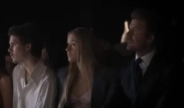 Круз, Харпер и Дэвид Бекхэм в фильме