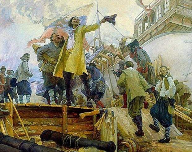 Петр I на строительстве флота / Фото: britannica.com Петр I на строительстве флота / Фото: britannica.com
