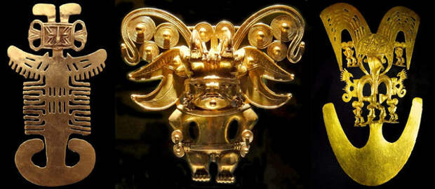 У ацтеков было очень много золотых артефактов