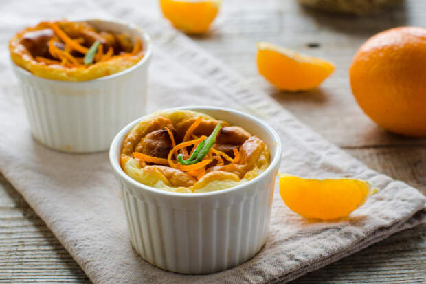 Суфле из апельсинов. \ Фото: pinterest.ru.