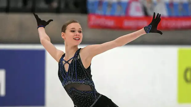 Хромых почувствовала облегчение после исполнения двух четверных прыжков в финале КР