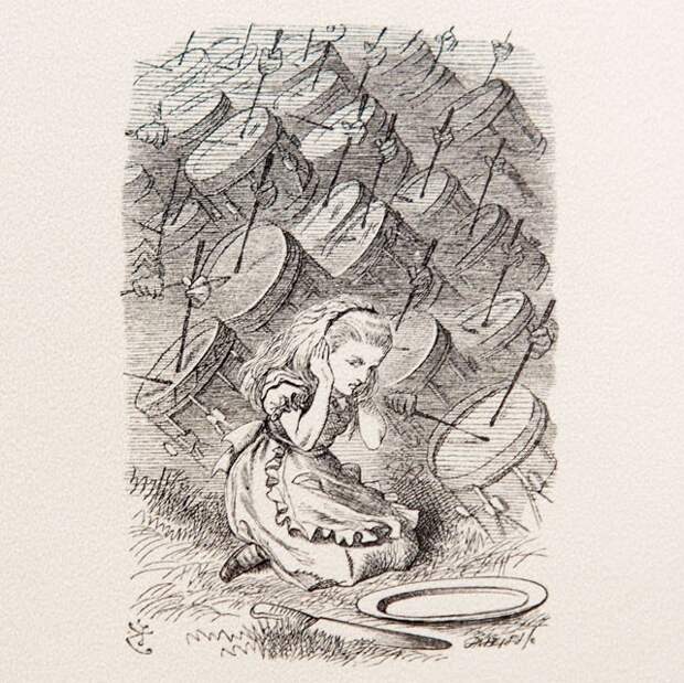 Она упала на колени и зажала руками уши...