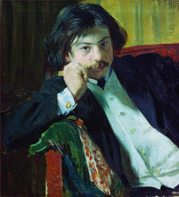 Портрет Я.И.Лаврина 1909 (568x625, 117Kb)