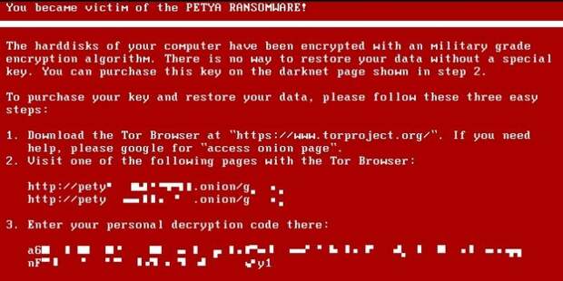 В Киеве обвинили спецслужбы России в кибератаке вируса-вымогателя Petya