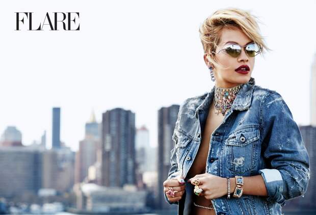 rita ora flare photos2 Rita Ora Stars in Flare, Reveals Instagram Is Like a Drug to Her