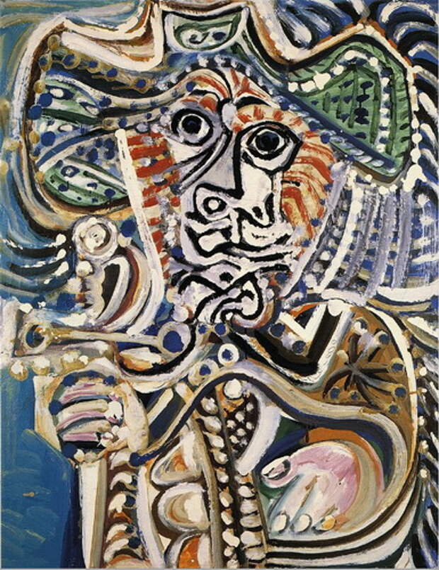 Пабло Пикассо. Мушкетер (мужчина). 1972 год