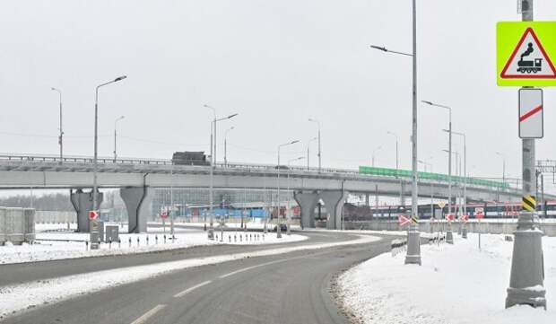 Мэр Москвы: Завершилось строительство новой дороги около станции Остафьево МЦД-2