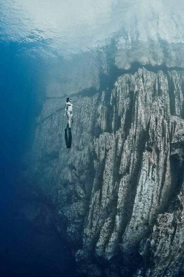 13. Подводные скалы на Филиппинах боязнь, в мире, вода, красота, талассофобия, фото