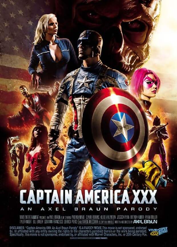 Captain America XXX: An Axel Braun Parody (2014) DVDRip.