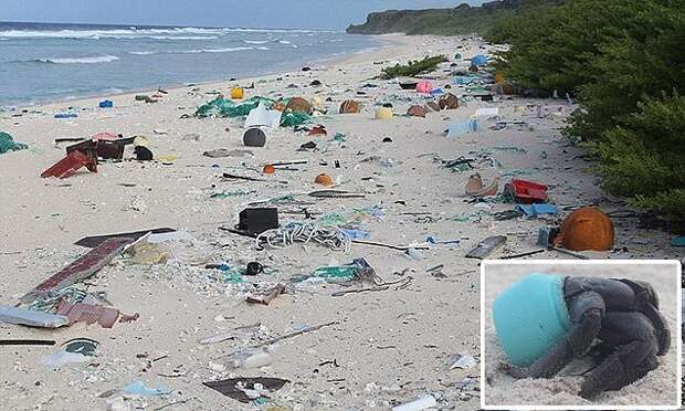 Райский остров превратился в самое загрязненное место на планете загрязнение, мусор, остров, экология