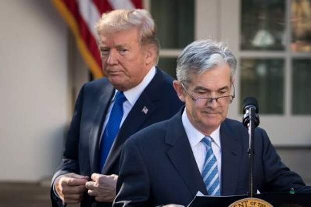 Д.Трамп и Дж. Пауэлл