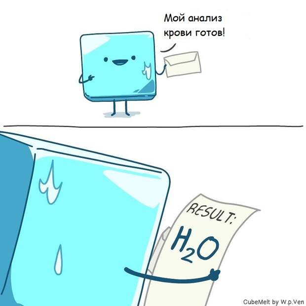 Забавные комиксы о приключениях обыкновенного кубика льда Забавные комиксы о приключениях обыкновенного кубика льда