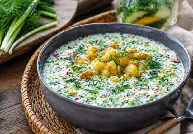 Жареная картошка вместо вареной: готовлю окрошку только так, и это нереально вкусно!