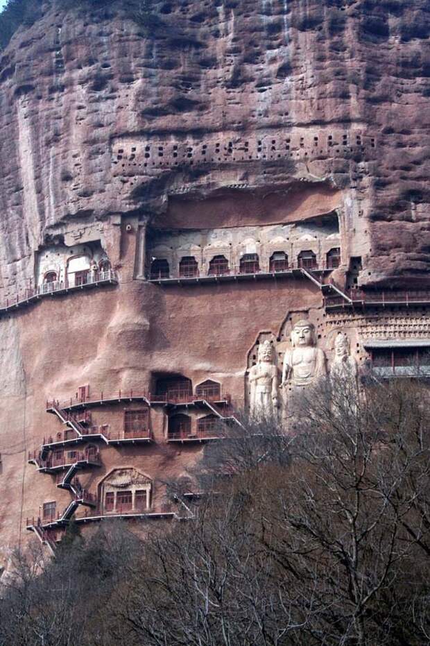 Гроты Майцзишань Maijishan Grottoes 3 Гроты Майцзишань