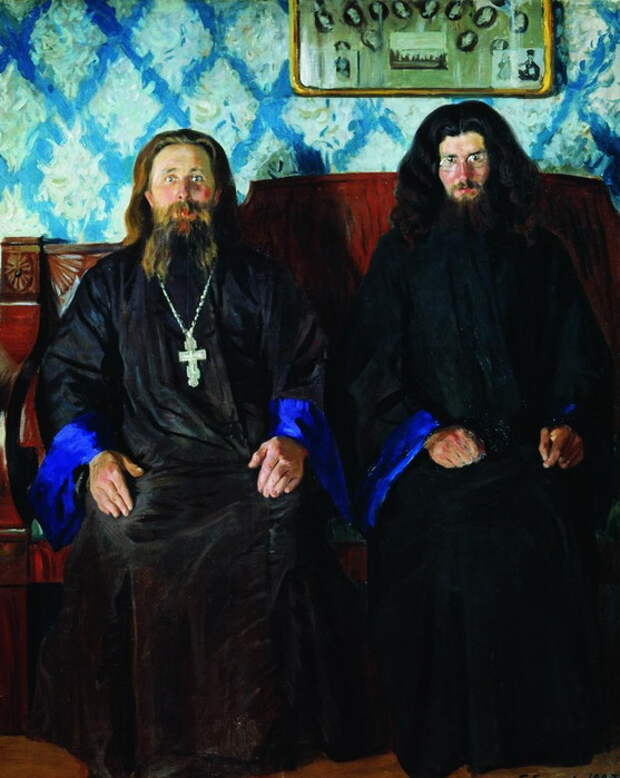 Портрет священника и дьякона, 1907 (557x700, 93Kb)