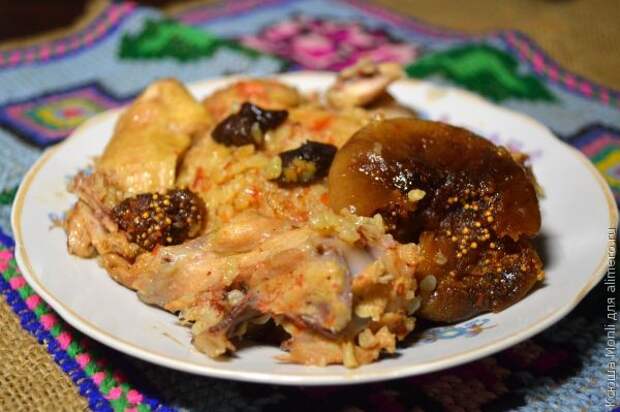 плов с инжиром и черносливом плов с инжиром и черносливом