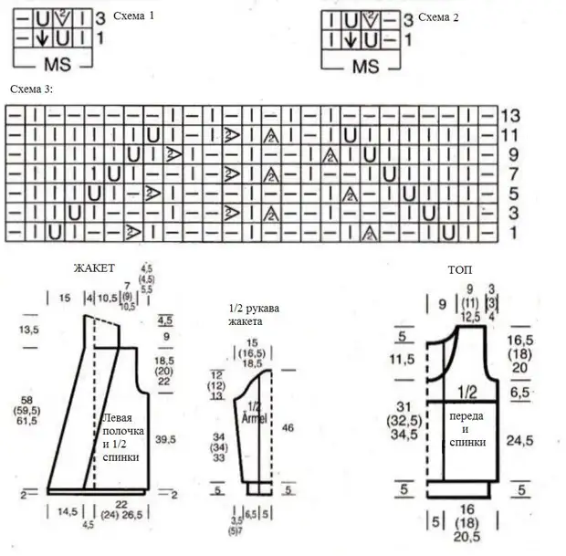 Жакет на вязальной машине для женщин схемы и описание бесплатно