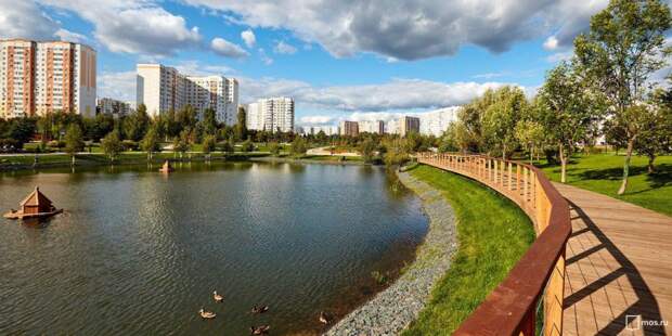 Собянин открыл самый большой городской парк за МКАД. Фото: mos.ru