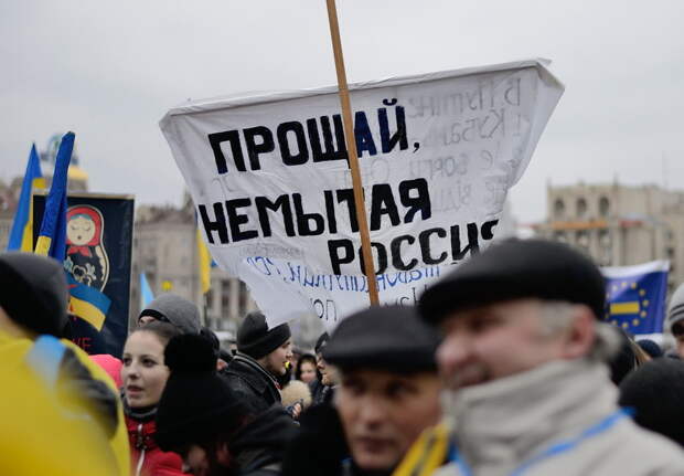 Протест в Минске принимает всё более антироссийский окрас