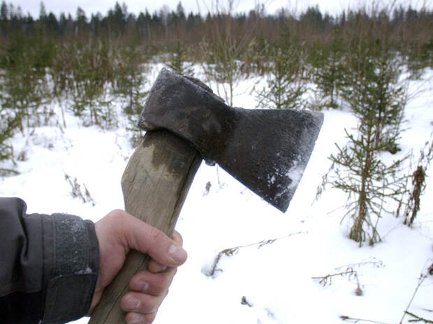 В Запорожье мужчина с топором напал на полицейских при задержании подозреваемого