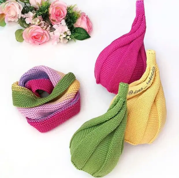 Как связать спицами детскую шапочку 