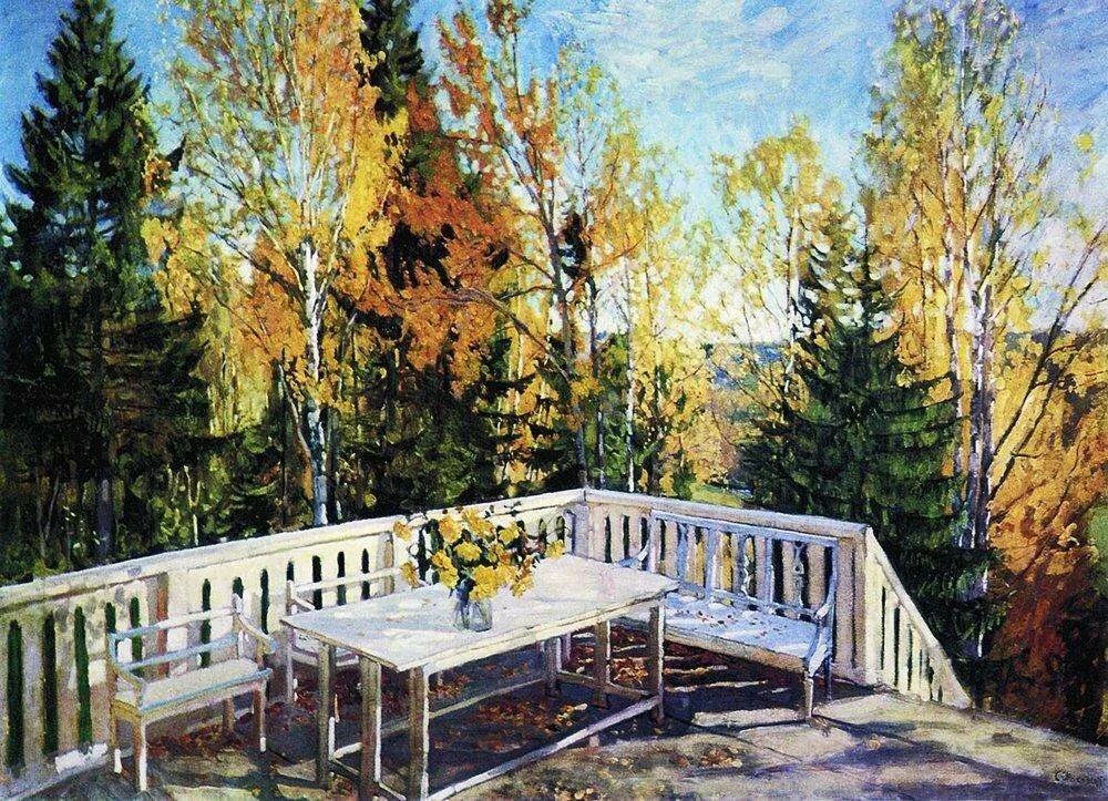 Веранды и террасы в живописи