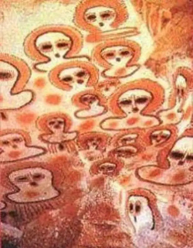 Наскальные рисунки нло