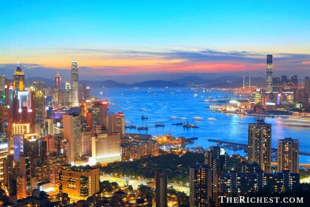 2. Гонконг  город, миллиардер, мир