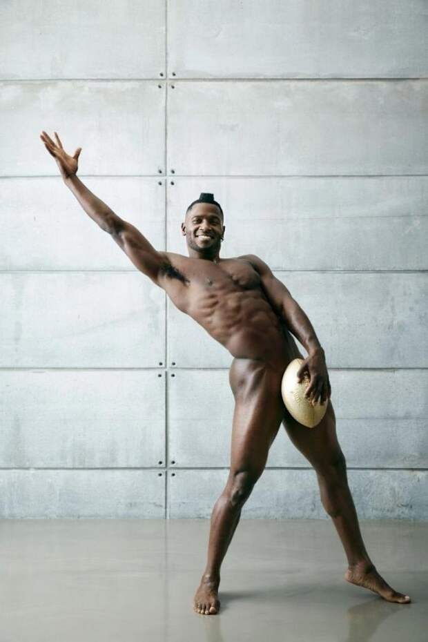 Black Naked Athletes