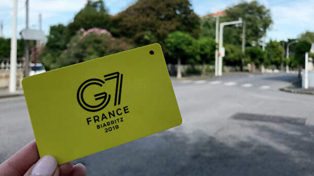 Французский Биарриц перед началом саммита G7 Французский Биарриц перед началом саммита G7
